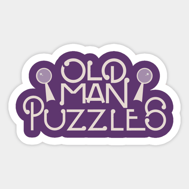 Old Man Puzzles Sticker by Hey Riddle Riddle